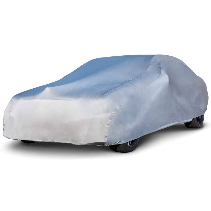 Budge Soft Stretch Car Cover Indoor Fits Cars up to 19' Long, GSC-4 (Nylon and Polyester, Gray) von Budge