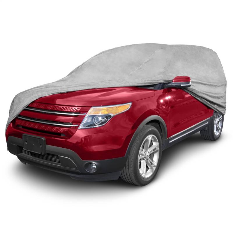 Budge umwirft Lite Car Cover Passend für Limousinen bis 398,8 cm, B – (Polypropylen, grau) von Budge