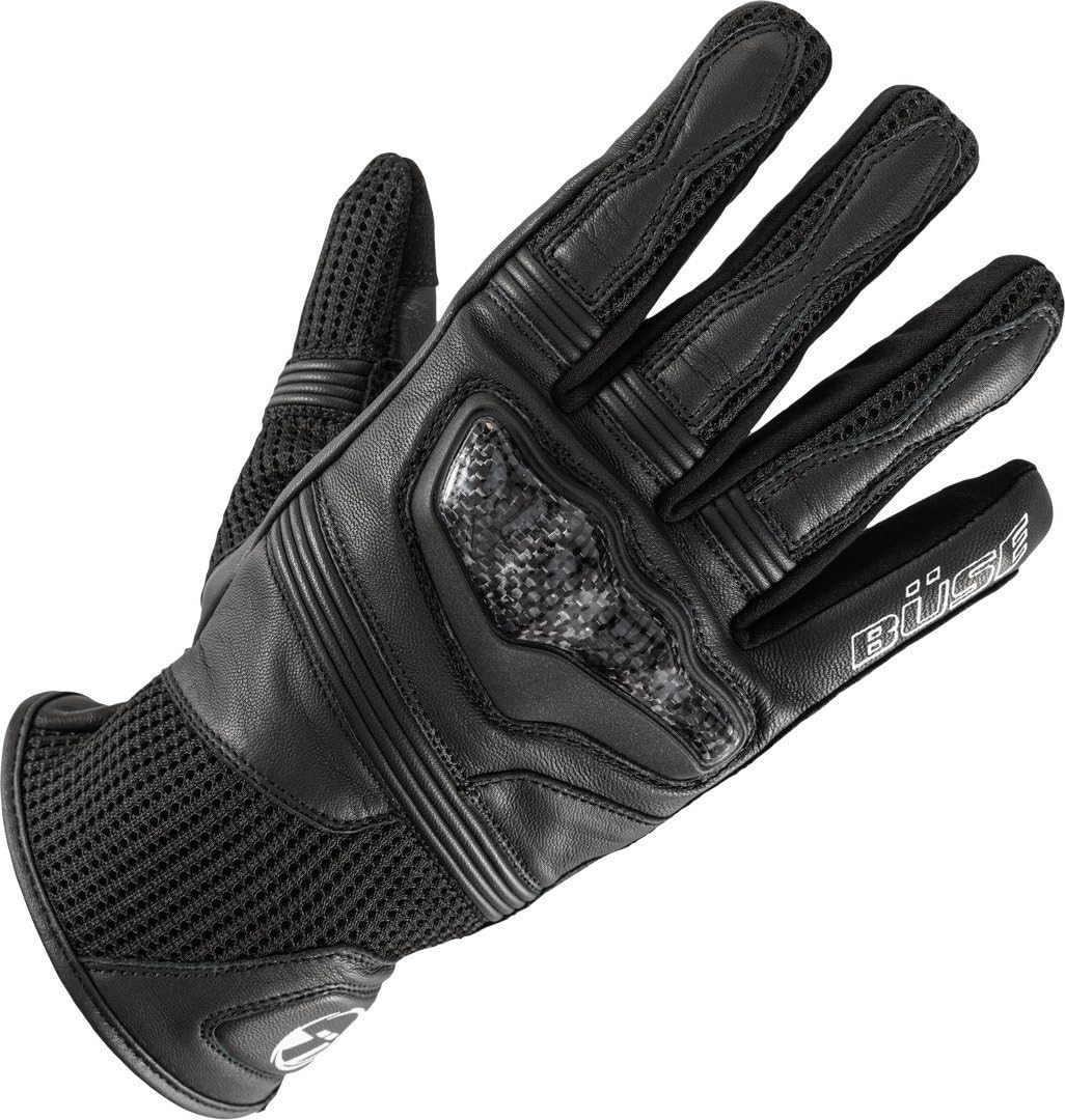 Büse Airflow Motorrad Handschuhe, schwarz, 14 von Büse