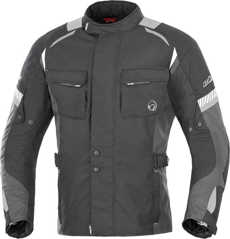 Büse Breno Motorrad Textiljacke (Black/Anthracite,4XL) von Büse