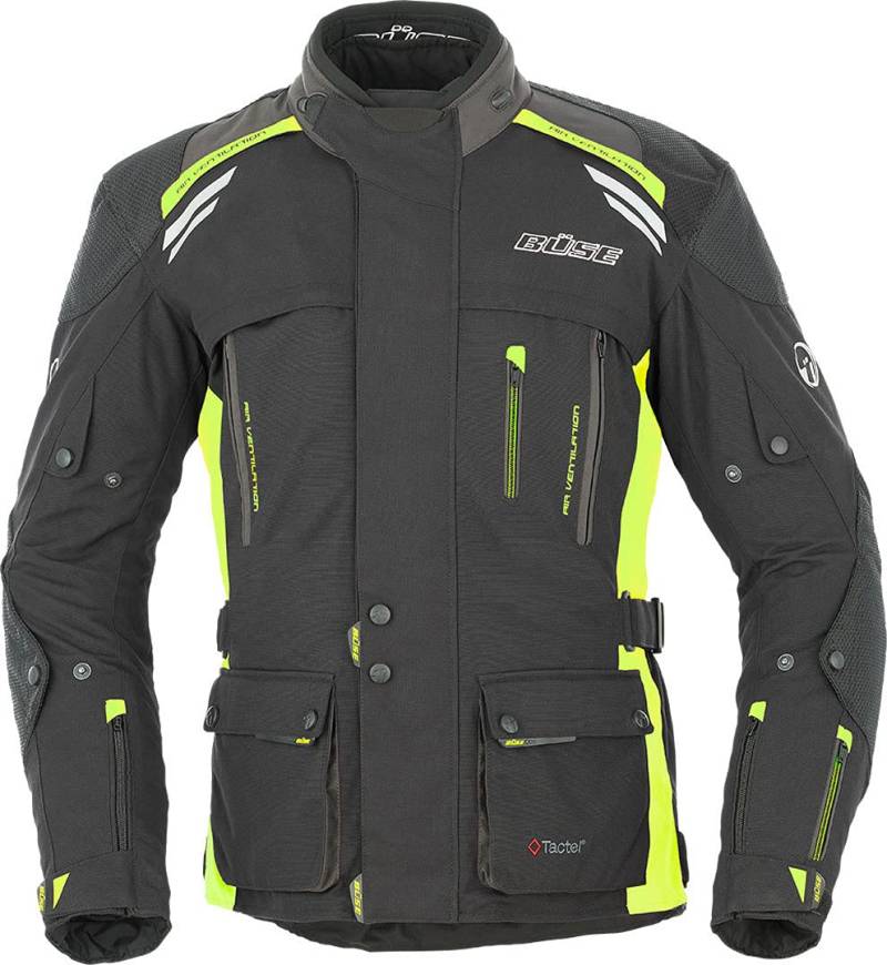 Büse Highland Motorrad Textiljacke 50 Schwarz/Neon/Gelb von Büse