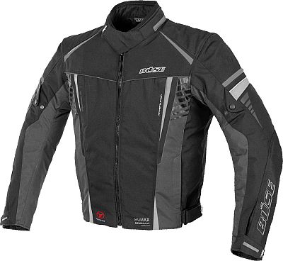 Büse Miles, Textiljacke wasserdicht - Schwarz/Grau - 3XL von Büse