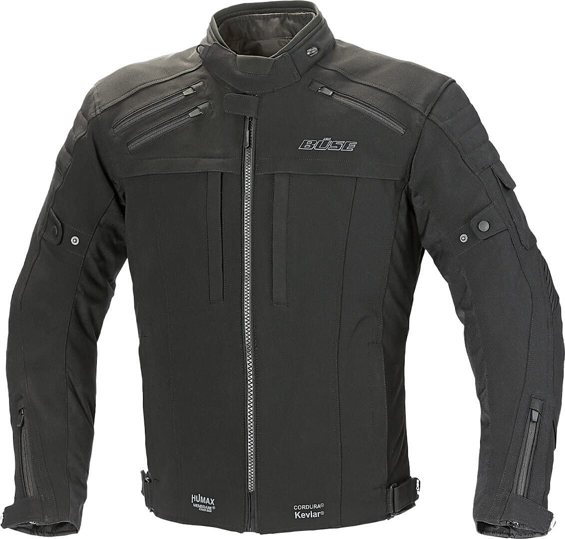 Büse Nardo III Motorrad Textiljacke, schwarz, 60 von Büse