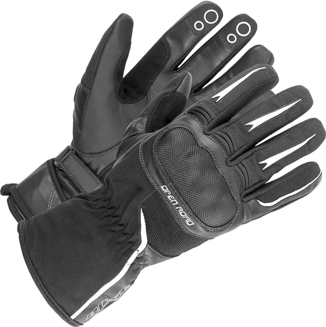 Büse Open Road Touring Handschuhe, schwarz/weiß, 10 (XL) von Büse