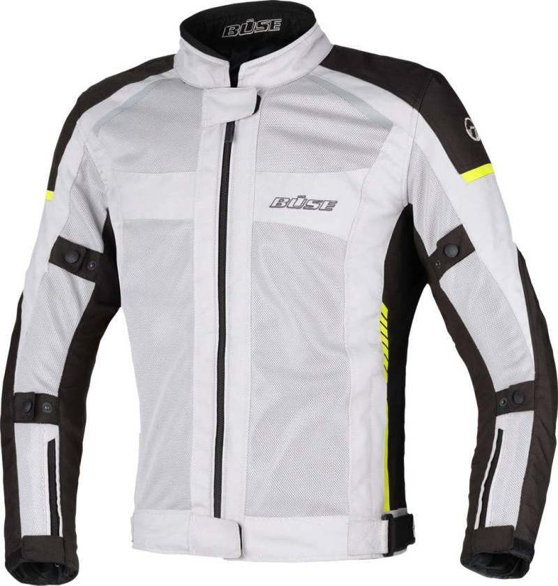 Büse Santerno Motorrad Textiljacke (Light Grey,3XL) von Büse