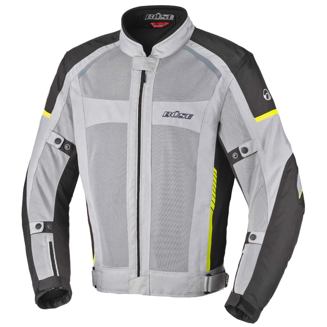 Büse Santerno Motorrad Textiljacke (Light Grey,L) von Büse