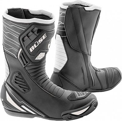 Büse Sport Evo, Stiefel - Schwarz/Weiß - 38 von Büse