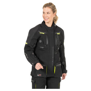 Büse Storm Damen Textiljacke Schwarz Neon Gelb von Büse