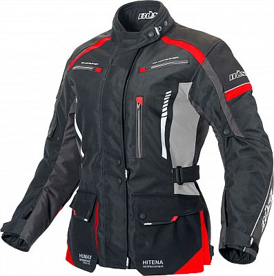 Büse Torino II, Textiljacke wasserdicht Damen - Schwarz/Rot - 38 von Büse