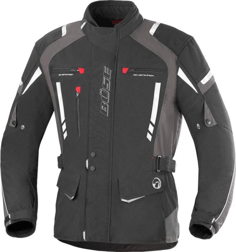 Büse Torino Pro Motorrad Textiljacke M Schwarz/Dunkelgrau von Büse