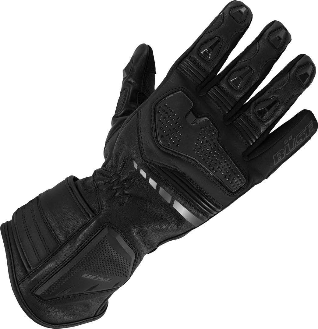 Büse Trento Motorrad Handschuhe, schwarz, 10 von Büse