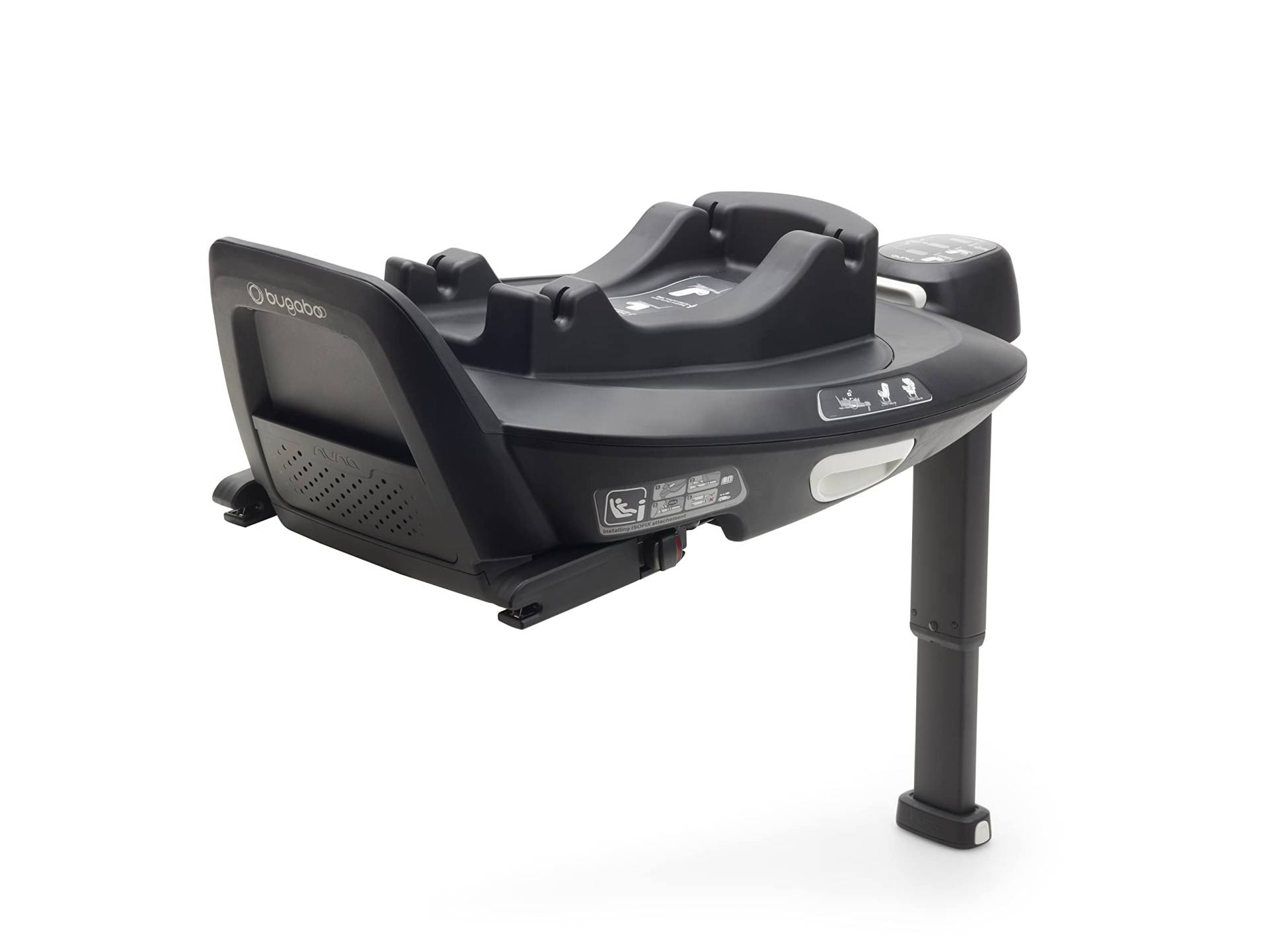 Bugaboo 360-Grad ISOFIX Basis by Nuna für Owl und Turtle Air Autokindersitze, von der Geburt bis 4 Jahre oder von 0 bis 18 kg, Ausrichtung nach vorne oder hinten, sichere Installation von Bugaboo