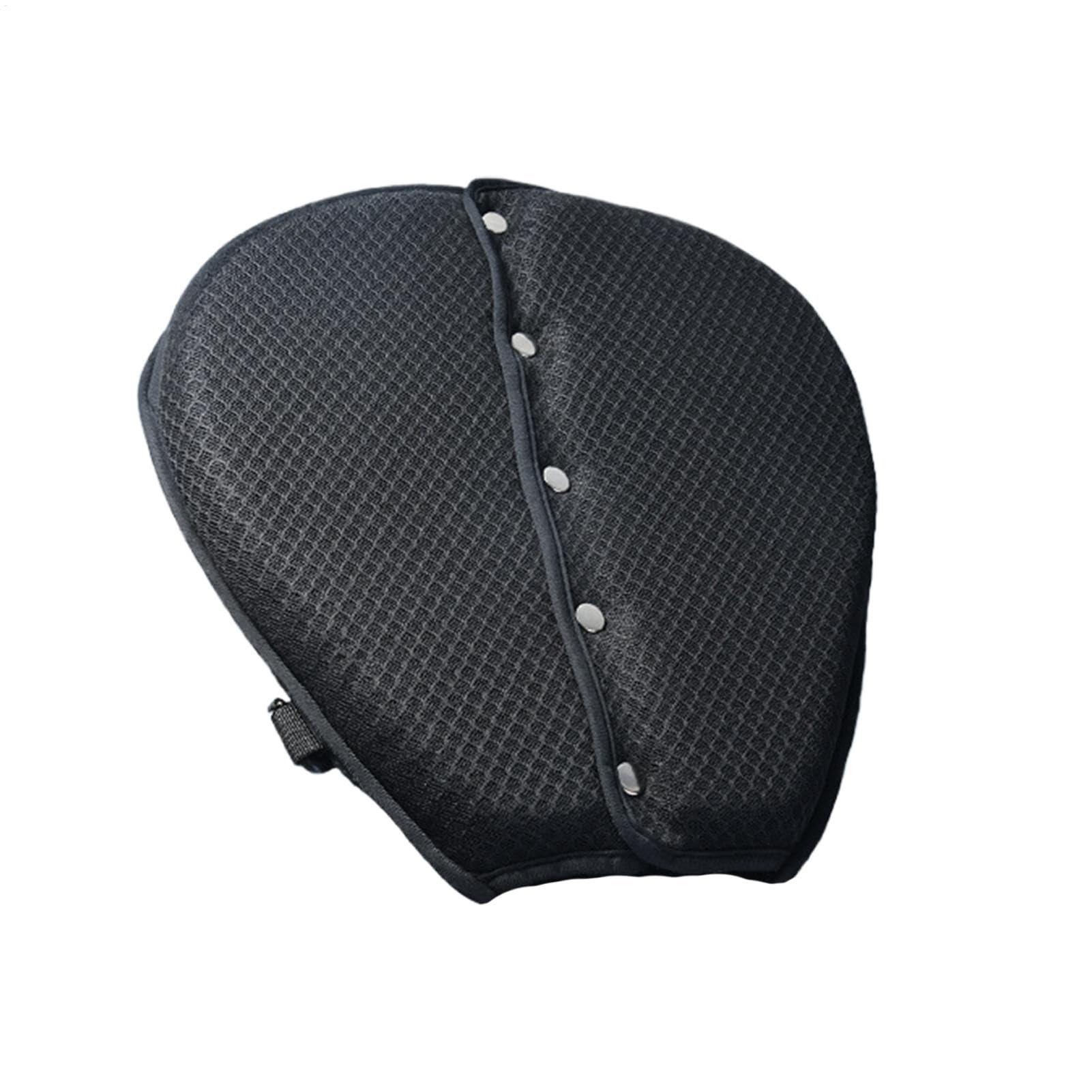 Buhygn Sitzabdeckung Motorrad, Geremer Weges Pad, Fahrradkissenabdeckung, Wetterfestem Stoßdämpfer, Ergonomisches Komfortdesign, Schwarz, Abenteuer, Reisen, Lange Fahrten von Buhygn