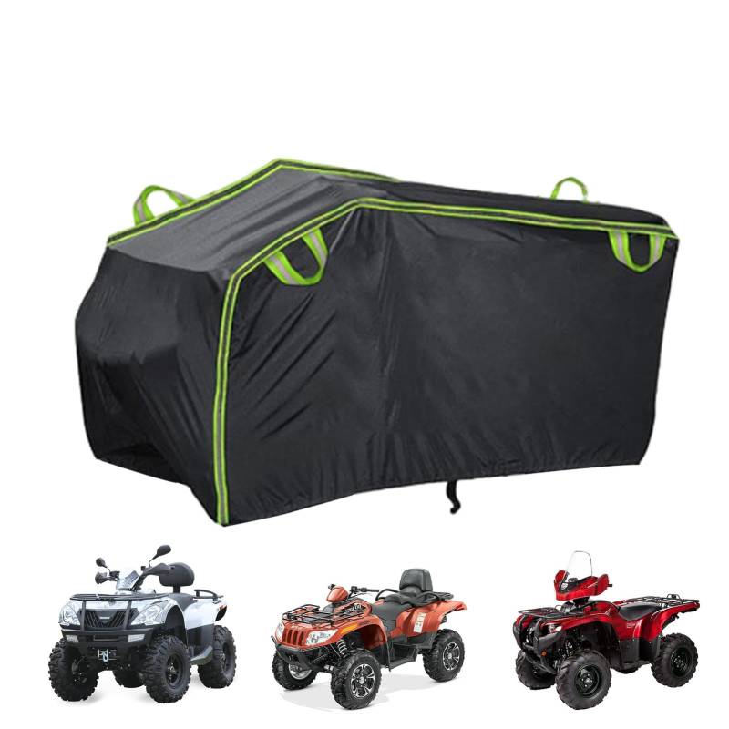 Buhygn UV Resistant ATV Storage Cover | ATV Cover Waterproof | 4 Wheelers Cover with Reflective Striping | Dustproof Protective Covers, Waterproof Exterior Covers for Most ATVs von Buhygn