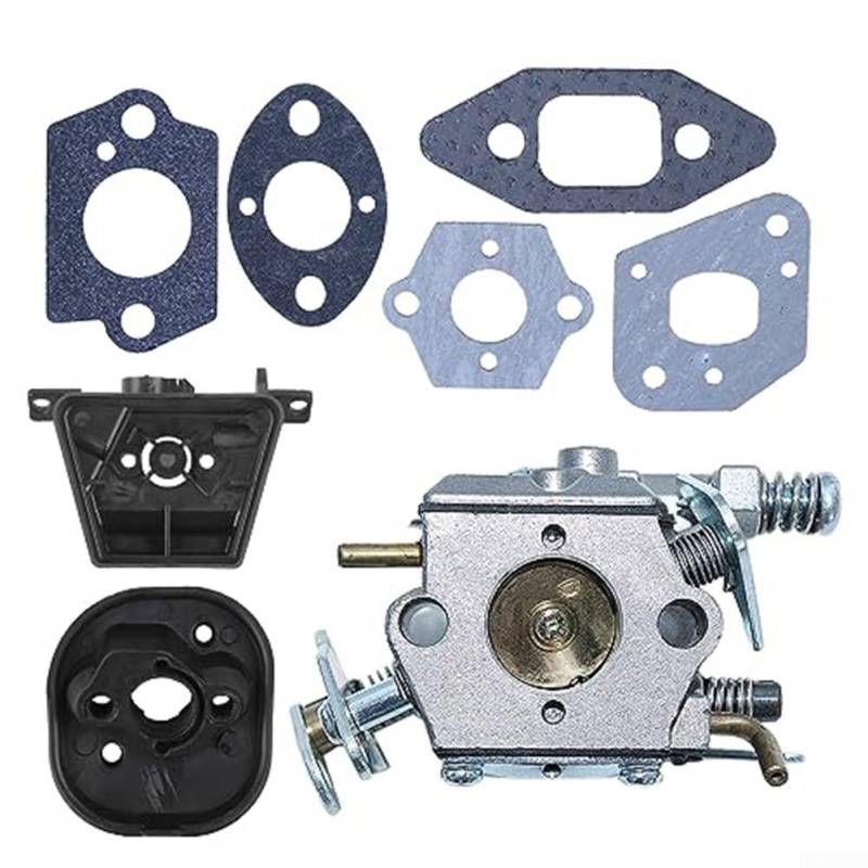 Kettensäge Vergaser Kit für McCulloch Mac Cat 335 435 436 441 440 für Zama C1Q-W9 für Partner 350 351 352 370 371 390 391 420 401 für 33-29 WT-391 WT-391 WT T-625 von Bulevisiter