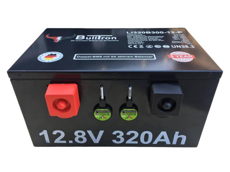 BullTron Untersitz Polar 320Ah inkl. Smart BMS mit 300A Dauerstrom & Bluetooth App von BullTron