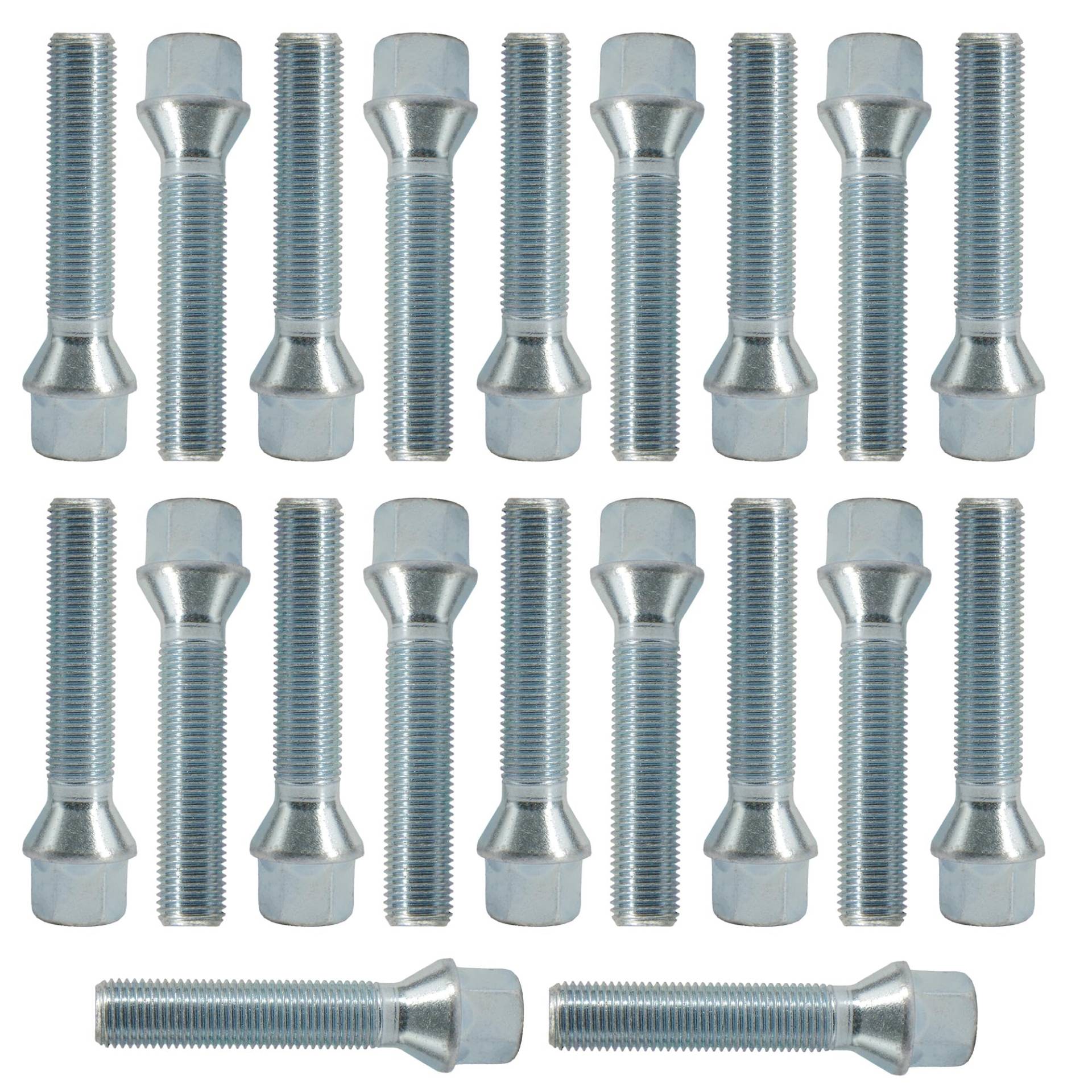 Bulloni Set 20 Schlüssel 17 Teilung 14 x 1,5 Länge 60 mm von Bulloni