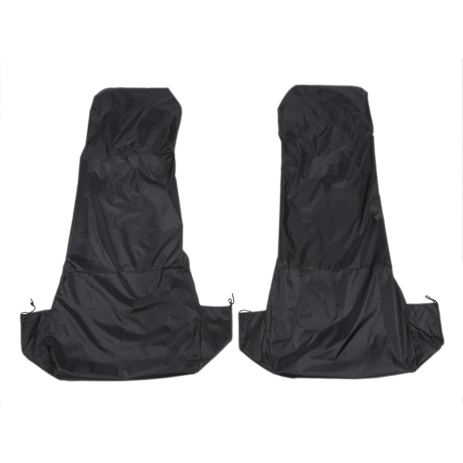 Bumdenuu 2 x Universal-Sitzbezug aus Nylon, wasserdicht, für Auto und Transporter, schwarz von Bumdenuu