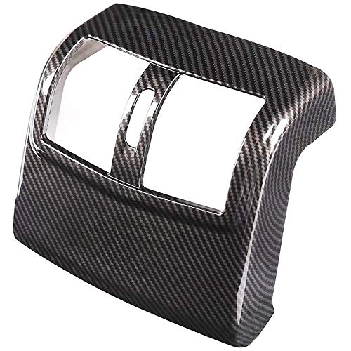 Bumdenuu ABS aus Kohlefaser hinten Luftkondition Outlet Abdeckung Entlüftungsdeckel Trim Aufkleber Zubehör für Mercedes W212 E-Klasse 2012-2015 von Bumdenuu