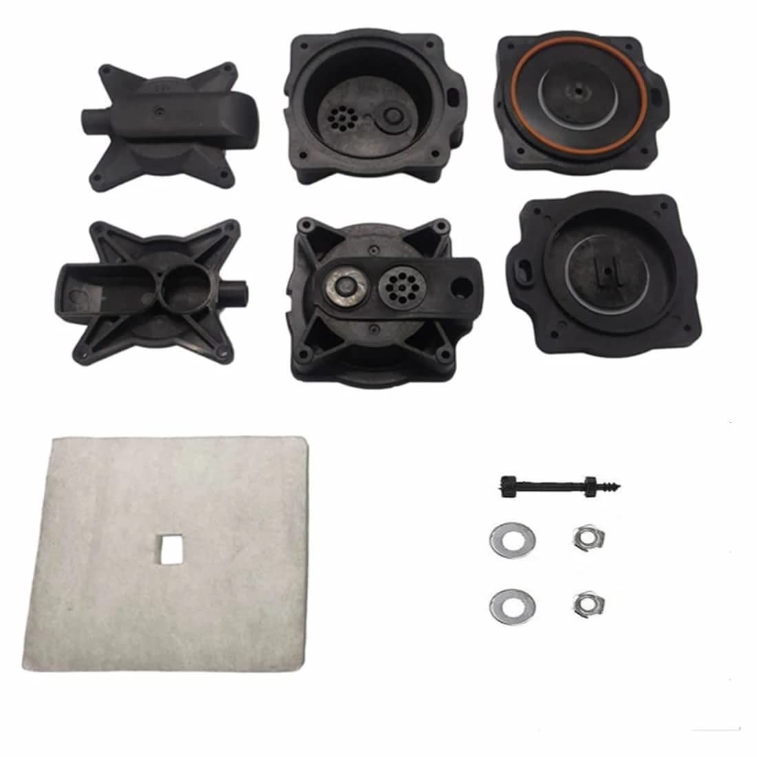 Bumdenuu Reparatur-Set für Membran-Wiederaufbau der Luftpumpe für septische Luftpumpe -100-120 80PD000040 von Bumdenuu