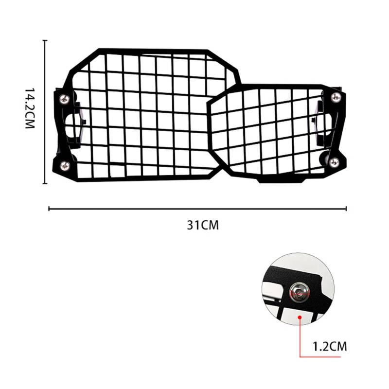 Bumdenuu Schutznetz aus Edelstahl für Grillabdeckung von F800GS/F700GS F650GS-TWIN von Bumdenuu