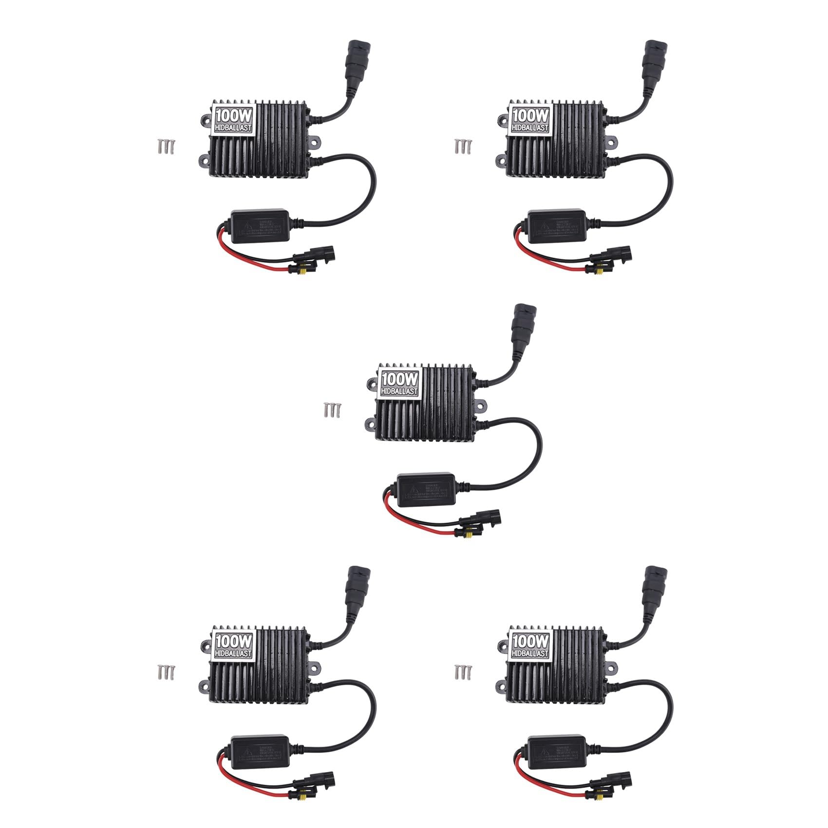 Bureau 5X 12V Slim 100W Hid Ballast Xenon Licht Ballast Schnell Start Ultra Dünn von Bureau