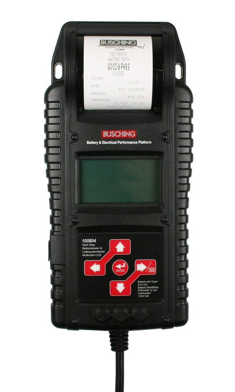 Batterietester (auch Start-Stopp) und Ladesystemtester von Busching