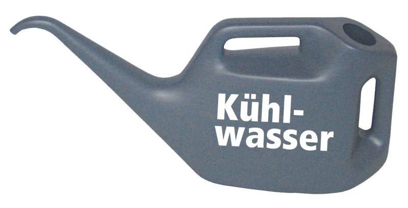 Kühlwasserkanne mit Kühlwasser-Logo, blaugrau, 10 l von Busching