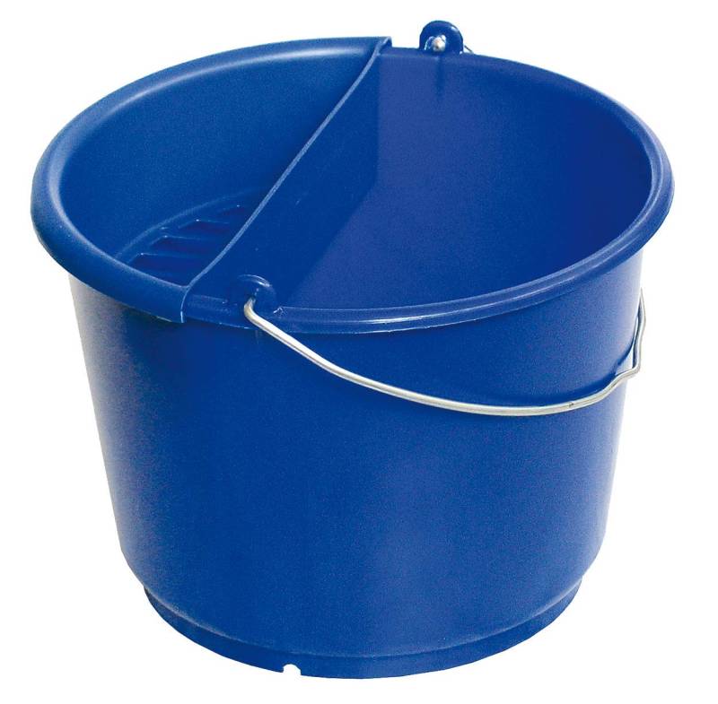 Kundendiensteimer mit Schwammeinsatz, ultramarinblau, 10 l von Busching