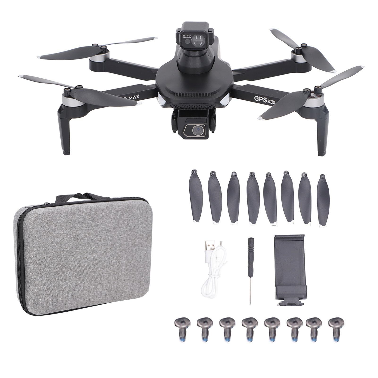 BuyWeek Drohne mit Kamera 4K, L500 Pro MAX GPS Mini Drohne 360 Grad Hindernisvermeidung Bürstenloser 4K HD Luftbild RC Quadrocopter für Anfänger von BuyWeek