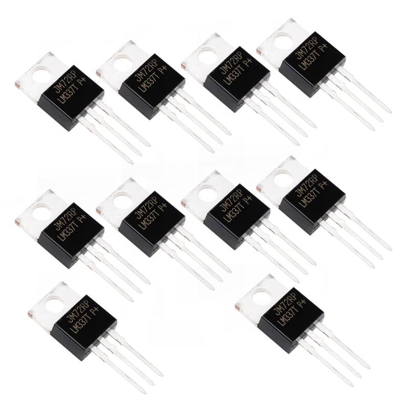 BuyWeek LM337 IC Chip, 10pcs/lot LM337 IC Chipsatz Hochleistungs-Linearregler Elektronische Komponenten von BuyWeek