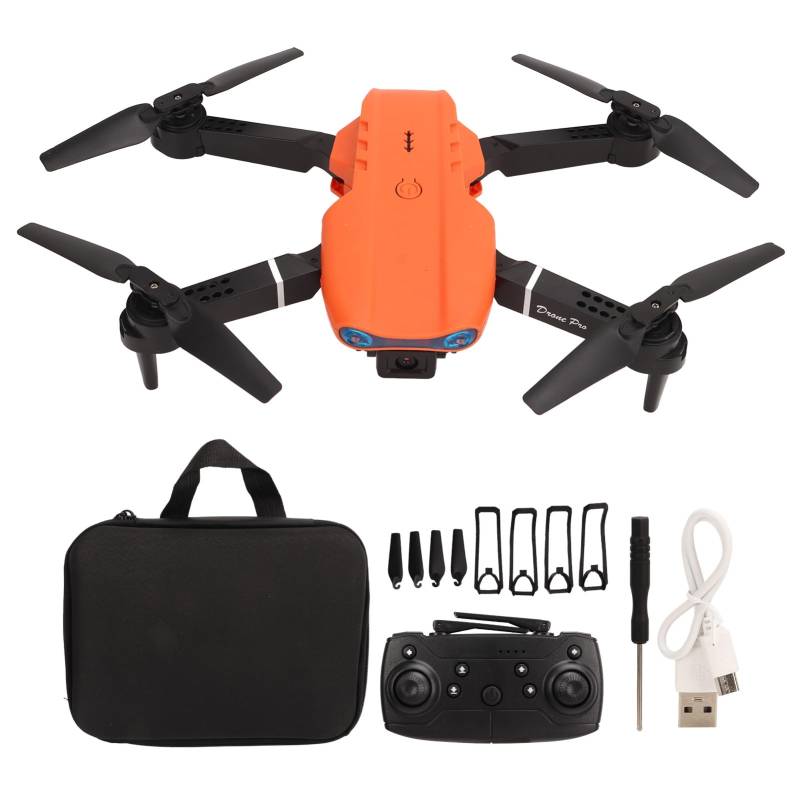 BuyWeek Mini Drohne, E99 Drohne mit 4K HD Doppel Kamera, Intelligente Hindernisvermeidung WiFi Ferngesteuertes Flugzeug RC Quadrocopter für Kinder Anfänger Erwachsener von BuyWeek