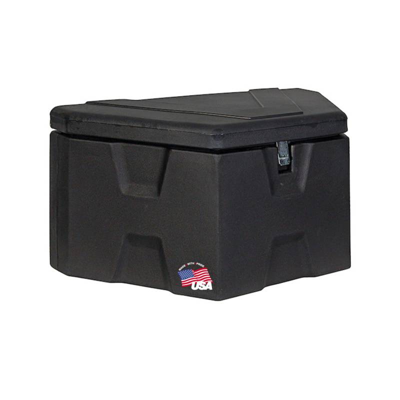 Buyers Products Trailer Tongue Truck Tool Cargo Storage Box 1701680 aus robustem Poly-Kunststoff, schwarz von Buyers Products