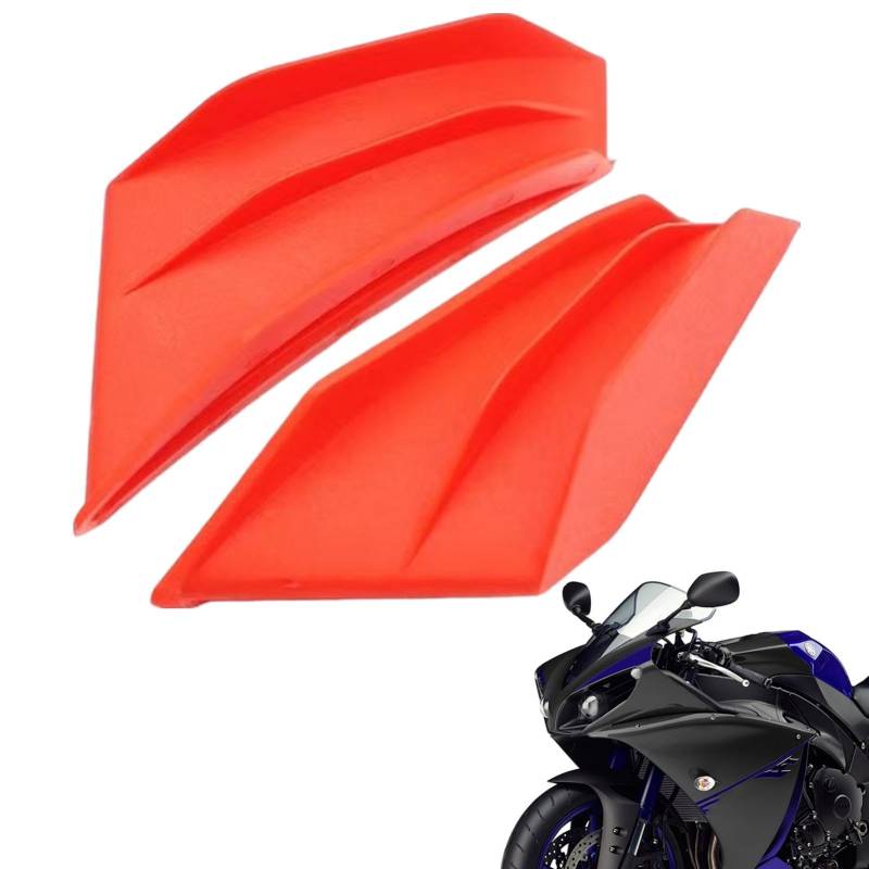 Bvizyelck Aerodynamischer Flügelspoiler | Motorradflügel Seitenverlängerung Winglet, Motorrad Winglet, Motorrad Aerodynamische Winglets für tägliches Fahren, Rennen, Modifikation von Bvizyelck