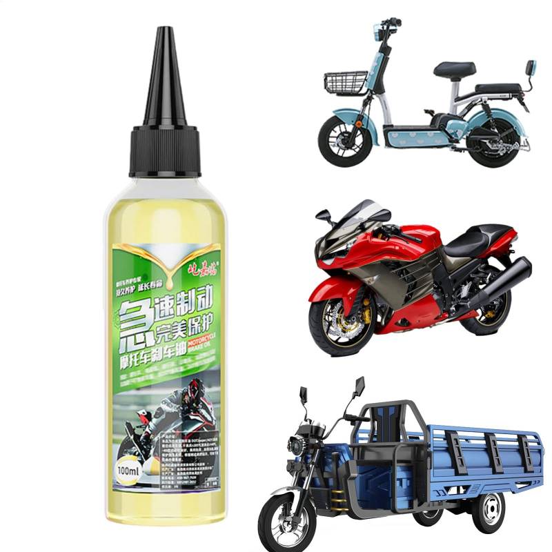 Bvizyelck Bremsflüssigkeit 100 Ml Motorrad Motobike Bremsflüssigkeit Motorrad Bremsöl Für Heiße Autos Hydrauliköl Für Magura Hydraulische Scheibenbremsen von Bvizyelck