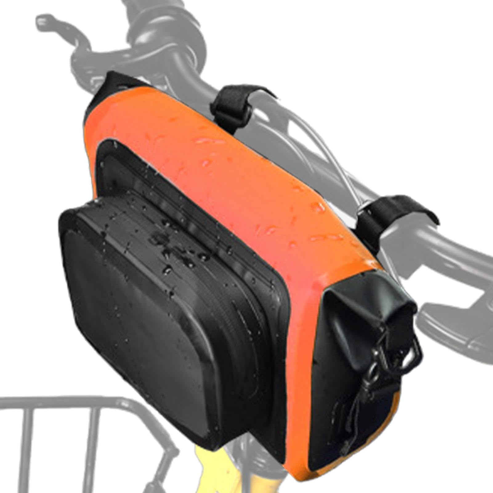 Bvizyelck Crossbar Vordertasche - Wasserdichte Vorderrahmentasche Lenkertasche - Multifunktionale Vordertasche Radfahren Organizer mit Schultergurt für Rennrad, Mountainbike, Roller von Bvizyelck