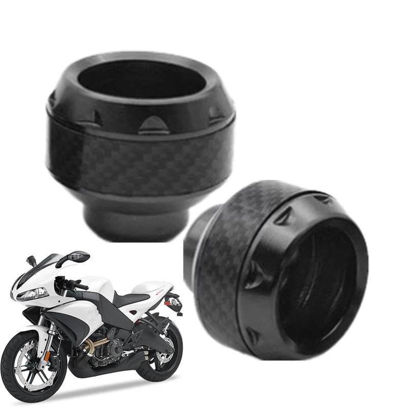 Bvizyelck Motorrad-Crash-Schutz, Motorrad-Vordergabel-Rahmenschieber, Fallschutz, stoßdämpfende Cups, modifiziertes Zubehör, Aluminiumlegierung für Motorräder, Motorräder von Bvizyelck