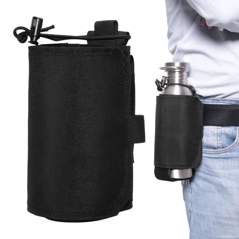 Bvizyelck Wasserflasche für Fitnessstudio, Tragetasche für Wasserflasche, magisches Riemendesign, Wasserflaschen-Tasche für Wandern, Reisen, Camping, Radfahren von Bvizyelck