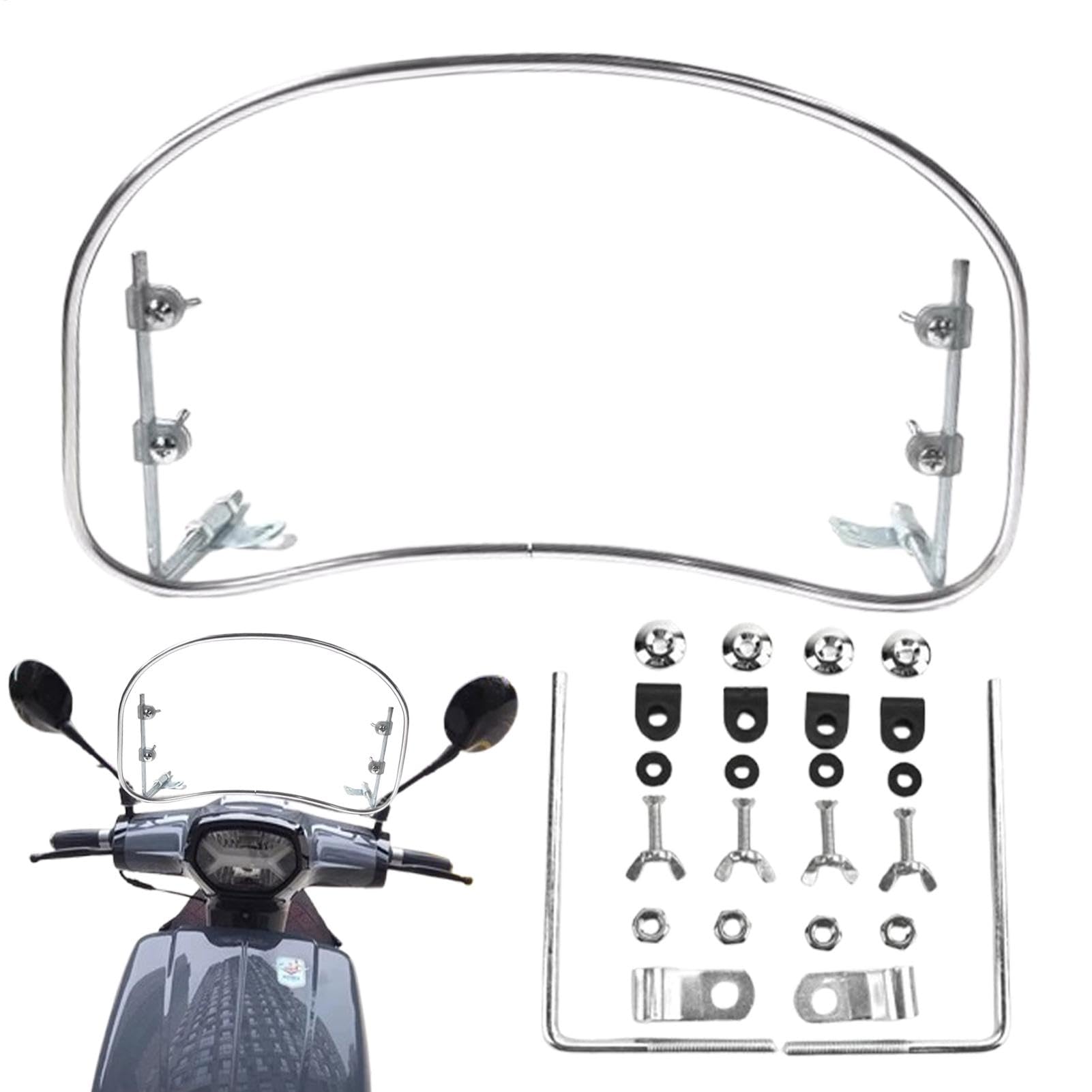 Motorrad Windschutzscheibe Roller Windschutzscheibe universals Windschutzscheibe Motorrad Windabweiser Windschild Aufsatz Motorrad Windschild Spoiler Windschild Windschutzscheibe Für Motorräder von Bvizyelck