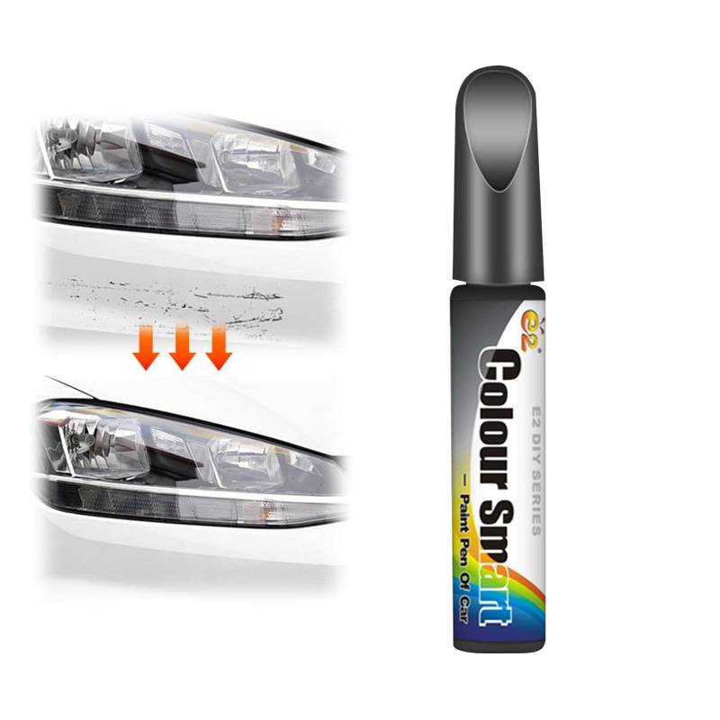 Bxjinkele Car Scratch Remover Pen, Lackstift Auto Lack Reparatur, Auto Kratzer Reparatur Stift, Auto Reparatur Lack Auto Pinsel, Kratzerentferner Auto Lackstift, Für Auto Kratzer Reparatur (Grau) von Bxjinkele