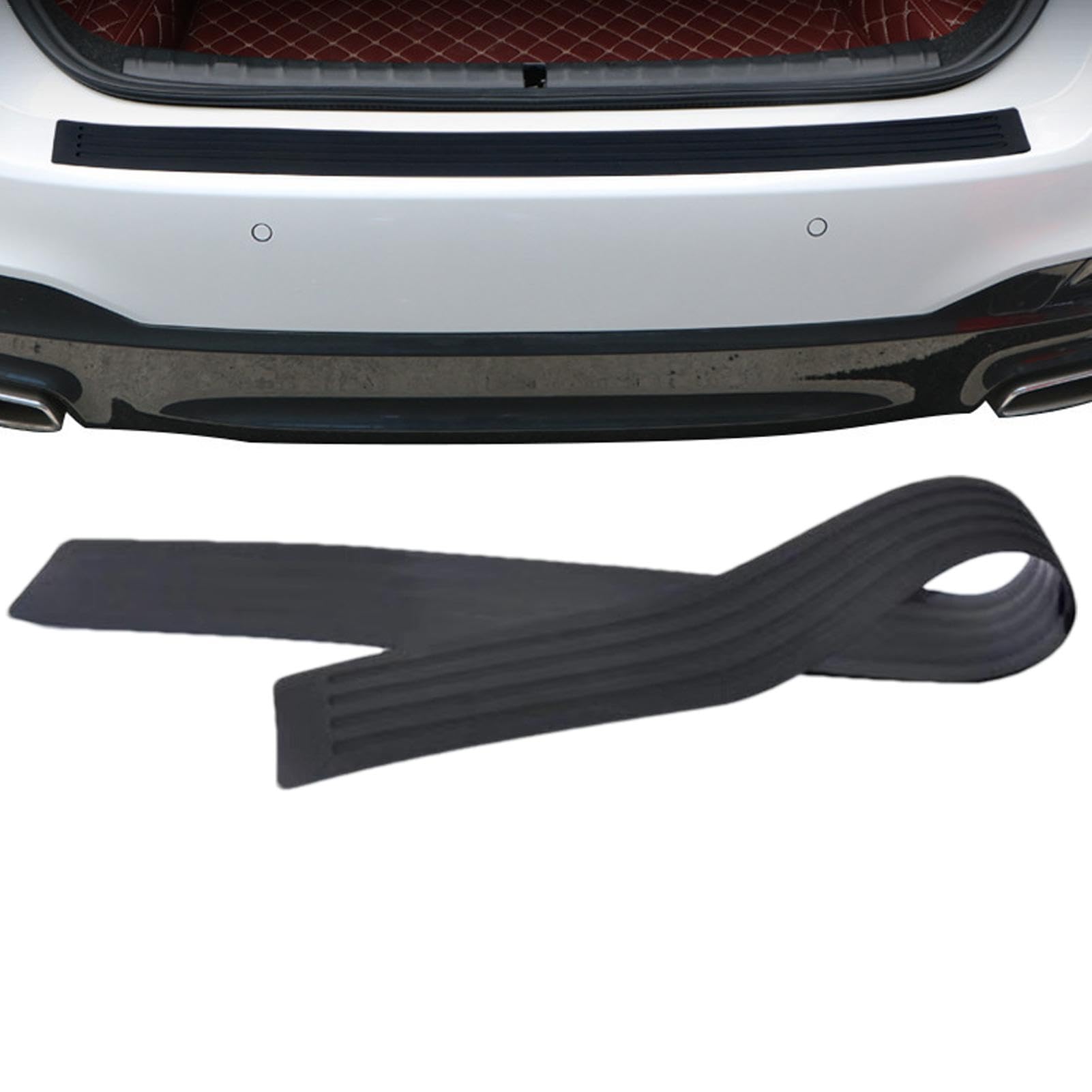 Car Bumper Guards | Anti-Collision Protector | Rear Bumper Protectors | Adhesive Bumper Strip | Front Bumper Guard | Protective Strip Adhesive for Most Car, Truck, SUV von Byeaon