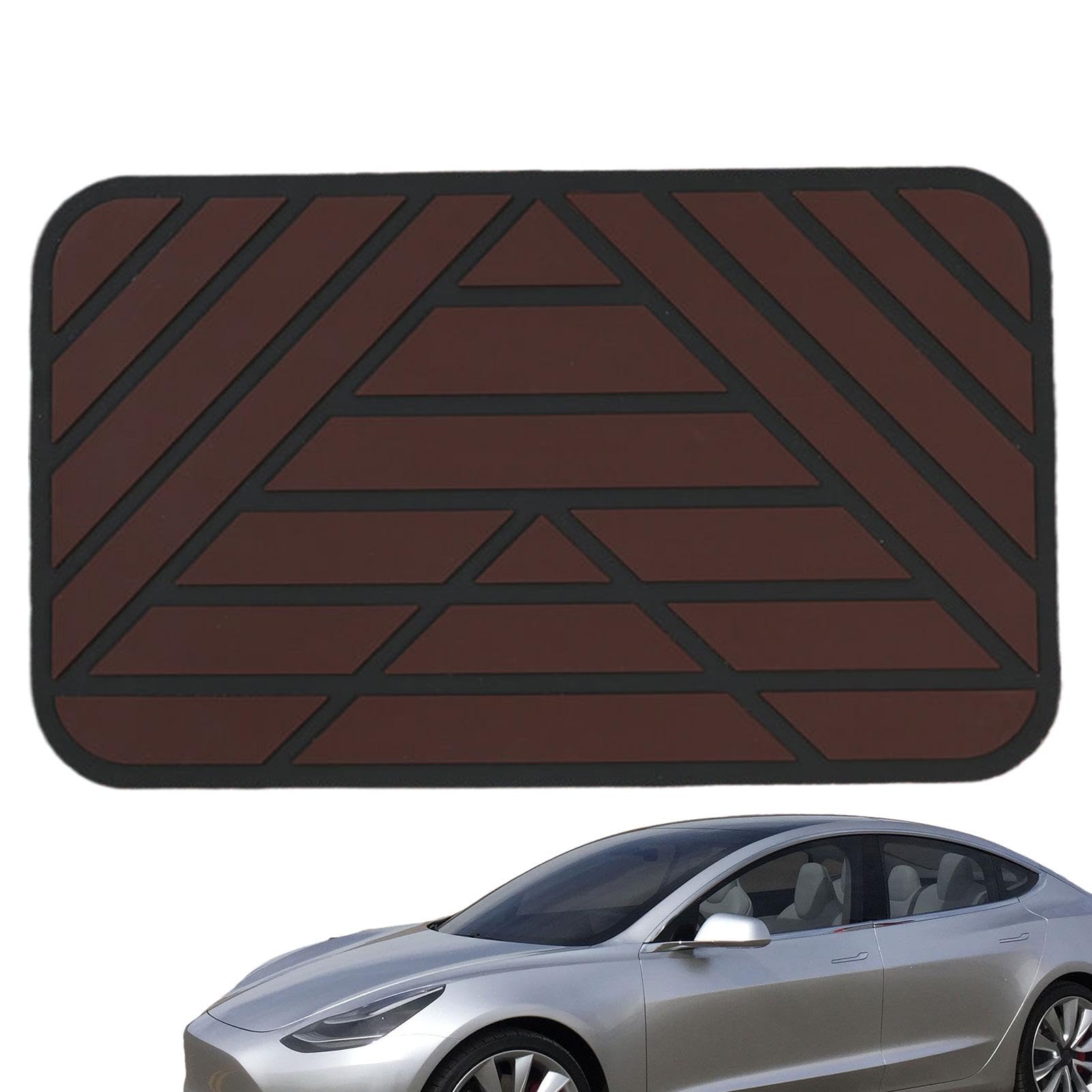 Car Floor Mat Truck | PVC Footrest Plate | Foot Pedal Patch Car Heel Pad | Floor Carpet Mat Easy Vehicles Installation Mat | Heavy Duty Car Pedal Patch for Most Vehicles von Byeaon