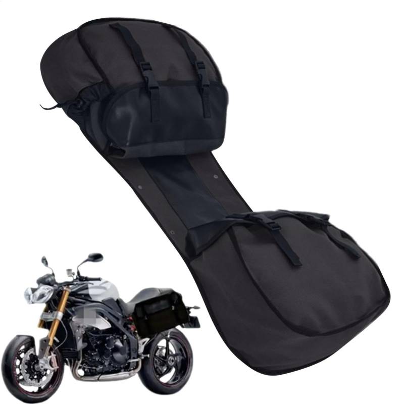 Motorcycle Saddle Bags | Quick Release Pannier | Waterproof Motorcycle Bag | Hard Saddle Bags | Water-Resistant Tail Bag | Multi-Functional Motorcycle Rack for Sport Motorcycle Racks von Byeaon