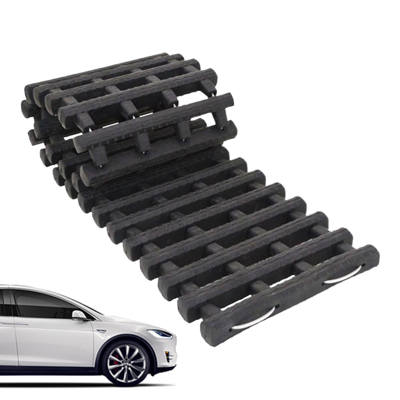 Tire Traction Mats | Portable Tire Mats | Vehicle Traction Aid | Truck Tractions Mat | High Load-Bearing Mats | Portable Tracks Mats Vehicle Tyre Tire Aid for Tire Traction Aid von Byeaon