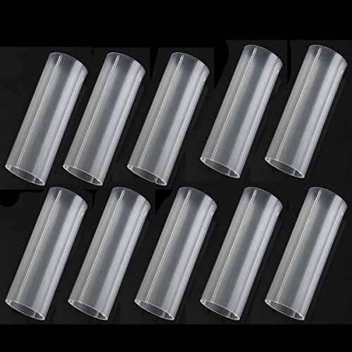 C-FUNN 10Pcs 18650 Plastikbatterie-Schläuche 6Cm Für Taschenlampe 18650 von C-FUNN