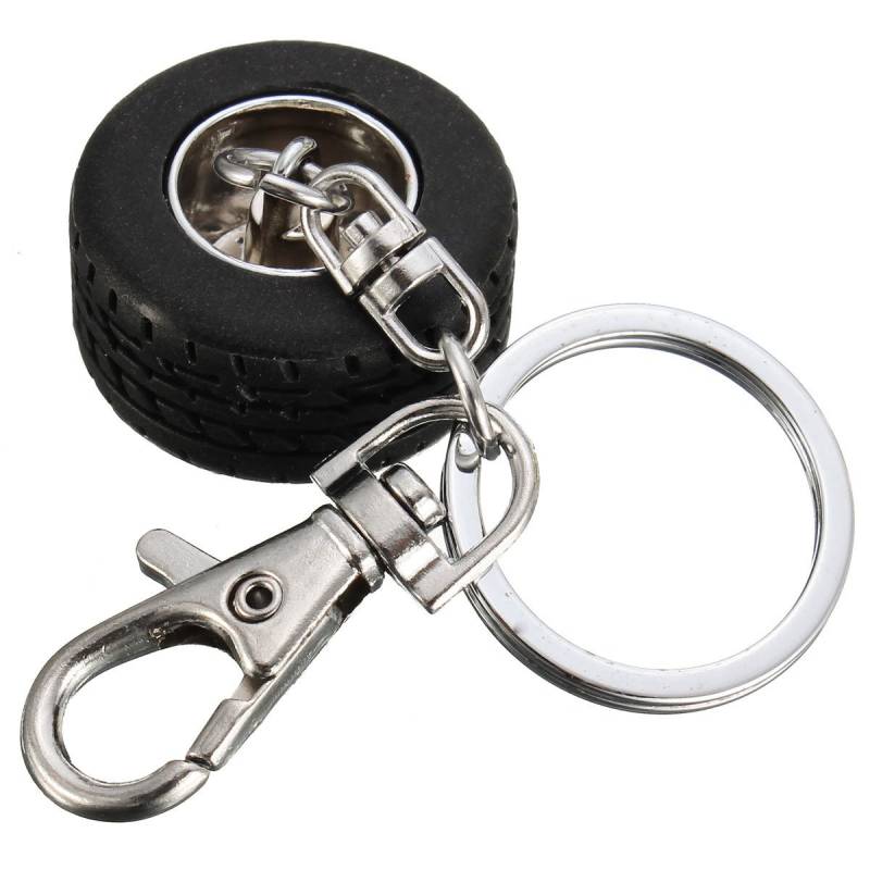 C-FUNN Kreatives Gummireifen-Reifen-Modell Keychain Auto-Reifen-Modell Keychain von C-FUNN