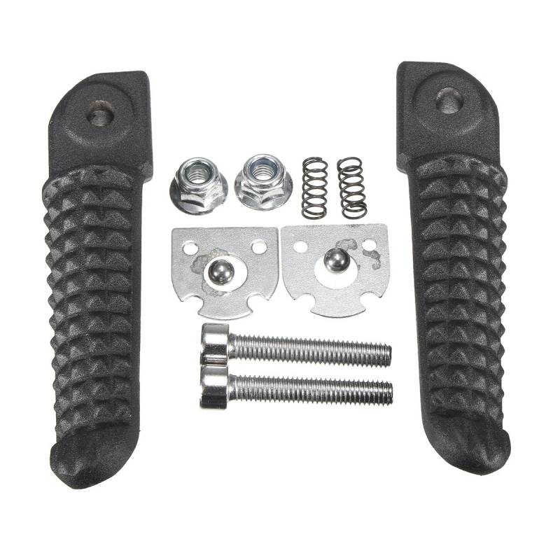 C-FUNN Motorcycle Rear Footrests Pegs Black Pedals for Yamaha Vmax 1200 YZF R1 R6 R6S von C-FUNN