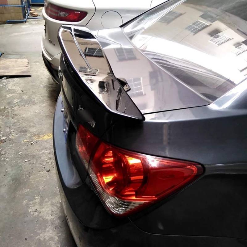 Auto ABS Kofferraum Heck Spoiler für Chevrolet Cruze Sedan 2009-2013,Heckspoiler Flügel Lippe Auto Schwanz Spoiler Flügel Auto Zubehör von CAALO