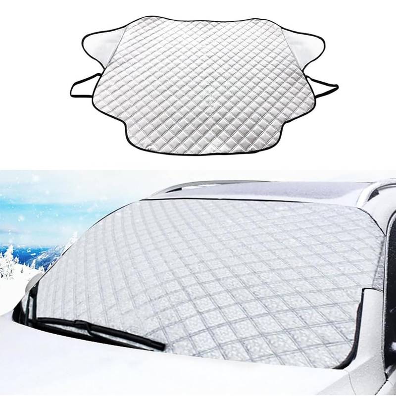 Auto Frontscheibenabdeckung für Bentley Continental GT 2004-2012, Faltbar Sonnenschutz Winter Windschutzscheiben Abdeckung Gegen, Sonne, Staub, Schnee, EIS, Frost Zubehör,A/Sliver von CAALO