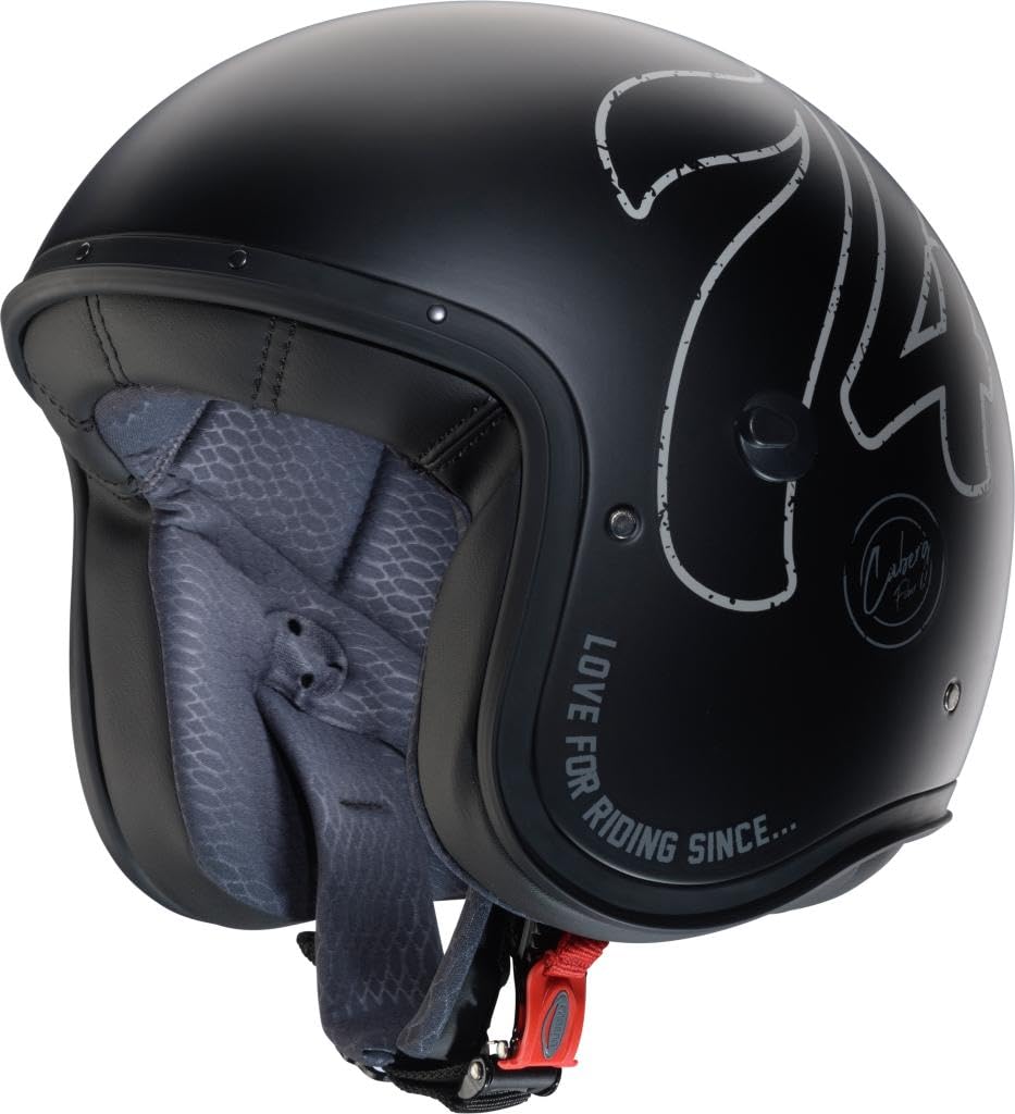 CABERG Helmet Jet Freeride X 74 MATT Black /Anthracite L von CABERG